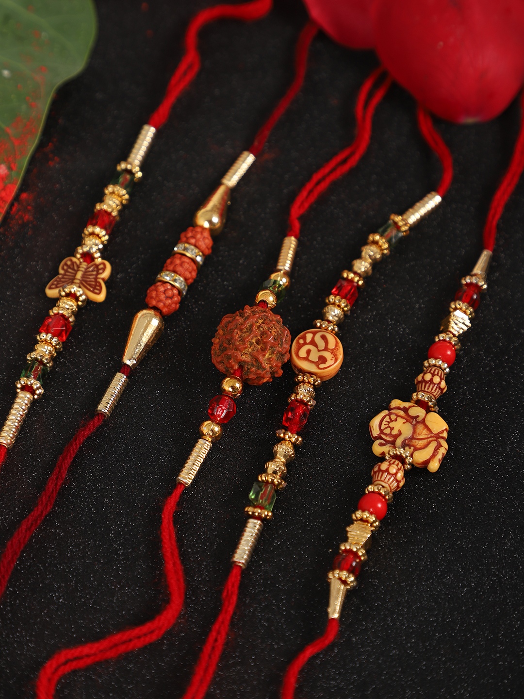YouBella Rakhi Combo for Brother (Multi-Colour) (YBRK_68)